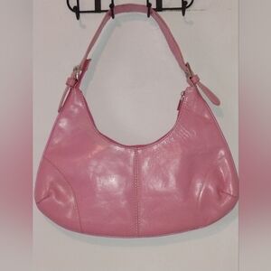 Vintage Y2k Pink Hobo Bag/By Silvia Made In Italy